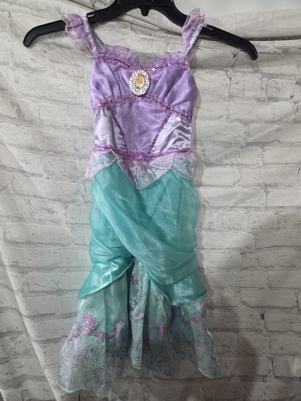 Disney Store Ariel Mermaid Princess Costume Dress Xs